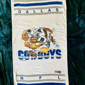 Vintage 80’s NFL Dallas Cowboys 1988 Jack Davis Towel